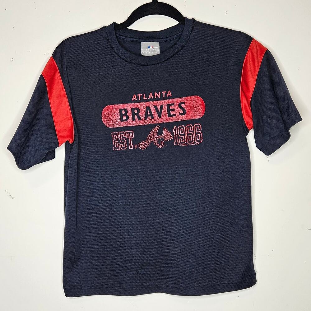 Genuine Merchandise Atlanta Braves Jersey T shirt size 10/12.